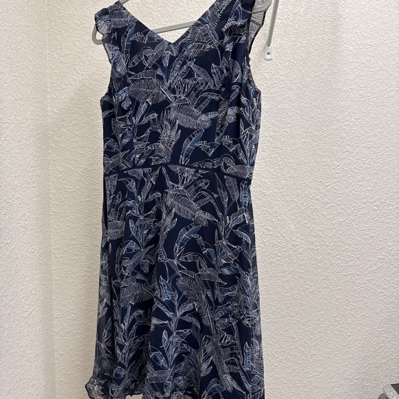 Multi color navy blue dress - Picture 2 of 4